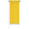 Persiana Enrollable De Exterior 60x140 Cm Amarillo Vidaxl