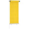 Persiana Enrollable De Exterior 60x140 Cm Amarillo Vidaxl