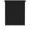 Persiana Enrollable De Exterior 120x140 Cm Negro Vidaxl