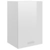 Rogal Armario Colgante Cocina Aglomerado Blanco Brillo 39,5x31x60 Cm Rogal