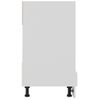 Rogal Armario Para Horno De Aglomerado Blanco 60x46x81,5 Cm Rogal