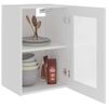 Rogal Armario Colgante Cristal De Aglomerado Blanco 40x31x60 Cm Rogal