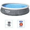 Juego De Piscina Inflable Fast Set Con Bomba 396x84 Cm Bestway