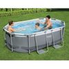 Piscina Sobre El Suelo Ovalada Power Steel 305x200x84 Cm Bestway