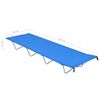 Cama De Camping Tela Oxford Y Acero Azul 180x60x19 Cm Vidaxl