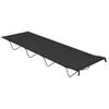 Cama De Camping Tela Oxford Y Acero Negro 180x60x19 Cm Vidaxl