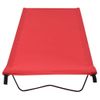 Cama De Camping Tela Oxford Y Acero Roja 180x60x19 Cm Vidaxl