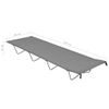 Camas De Camping 2 Uds Tela Oxford Y Acero Gris 180x60x19 Cm Vidaxl