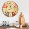 Reloj De Pared Vintage Colorido 60 Cm Vidaxl