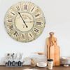 Reloj De Pared De Mdf Multicolor 60 Cm Vidaxl