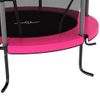 Rogal Cama Elástica Con Red De Seguridad Redonda Rosa 140x160 Cm Rogal