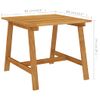 Mesa De Comedor De Jardín Madera Maciza De Acacia 88x88x74 Cm Vidaxl