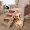 Escalera Plegable Para Perros Marrón 62x40x49,5 Cm Vidaxl