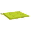 Cojines De Silla De Jardín 2 Uds Tela Oxford Verde 50x50x3 Cm Vidaxl