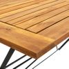 Mesa Plegable De Jardín De Madera Maciza De Acacia 120x70x74 Cm Vidaxl