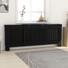 Cubierta Para Radiador Mdf Negro 205 Cm Vidaxl