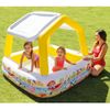 Piscina Hinchable Con Parasol 157x157x122 Cm Intex