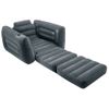 Silla Extensible Flotante Gris Oscuro 117x224x66 Cm Intex