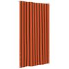 Toldo Pantalla Para Balcón Tela Oxford Naranja Marrón 140x240cm Vidaxl