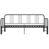 Estructura De Sofá Cama Extraíble De Metal Negro 90x200 Cm