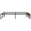 Rogal Estructura De Cama De Metal Negro 120x200 Cm Rogal