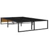 Rogal Estructura De Cama De Metal Negro 120x200 Cm Rogal