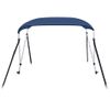 Toldo Bimini De 2 Arcos Azul Marino 180x130x110 Cm Vidaxl