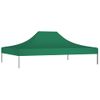 Techo De Carpa Para Celebraciones Verde 4,5x3 M 270 G/m² Vidaxl