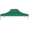 Techo De Carpa Para Celebraciones Verde 4,5x3 M 270 G/m² Vidaxl