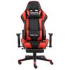 Rogal Silla Gaming Giratoria Con Reposapiés Pvc Rojo Rogal