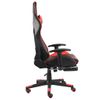 Rogal Silla Gaming Giratoria Con Reposapiés Pvc Rojo Rogal