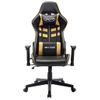 Rogal Silla De Gaming De Cuero Sintético Negro Y Dorado Rogal