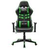 Rogal Silla De Gaming De Cuero Sintético Negro Y Verde Rogal