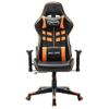 Rogal Silla De Gaming De Cuero Sintético Negro Y Naranja Rogal