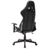 Rogal Silla De Gaming De Cuero Sintético Negro Y Color Vino Rogal