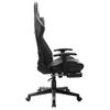 Rogal Silla De Gaming Con Reposapiés Cuero Sintético Negro Y Gris Rogal