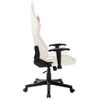 Rogal Silla De Gaming De Cuero Sintético Blanco Y Rosa Rogal