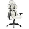 Rogal Silla De Gaming De Cuero Sintético Blanco Y Negro Rogal