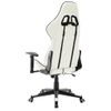 Rogal Silla De Gaming De Cuero Sintético Blanco Y Negro Rogal