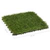 Baldosas De Césped Artificial 22 Uds Verde 30x30 Cm Vidaxl