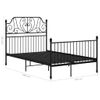 Estructura De Cama De Metal Negro 120x200 Cm Vidaxl