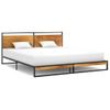 Estructura De Cama De Metal 180x200 Cm Vidaxl