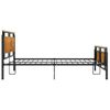 Estructura De Cama De Metal 160x200 Cm Vidaxl