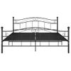 Estructura De Cama De Metal Negra 160x200 Cm Vidaxl