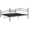 Estructura De Cama De Metal Negra 160x200 Cm Vidaxl