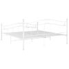 Estructura De Cama De Metal Blanca 160x200 Cm Vidaxl