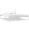 Estructura De Cama De Metal Blanco 180x200 Cm Vidaxl