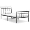 Estructura De Cama De Metal Negro 100x200 Cm Vidaxl