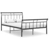 Estructura De Cama De Metal Negro 120x200 Cm Vidaxl