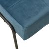 Silla De Relajación De Terciopelo Azul 65x79x87 Cm Vidaxl